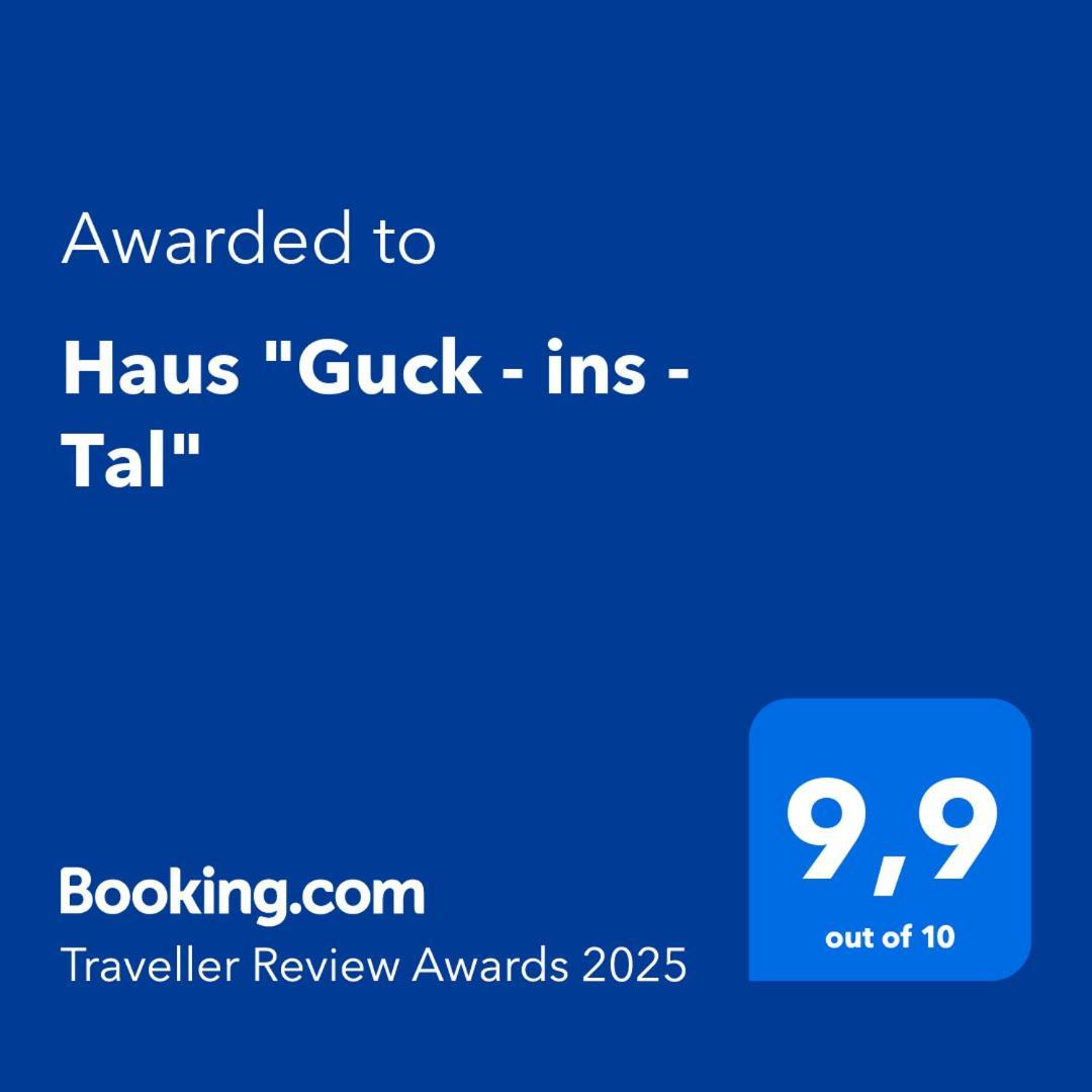 דירות סאסבאכוואלדן Haus "Guck - Ins - Tal" מראה חיצוני תמונה
